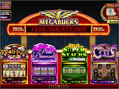 MegaBucks Online Casino Slot With Gold Reels And One Million Major Win