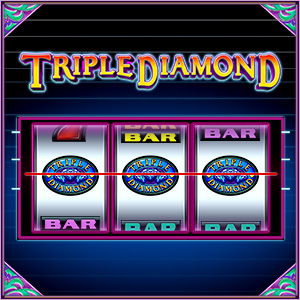 Triple Diamond Slot Machine With Major Win