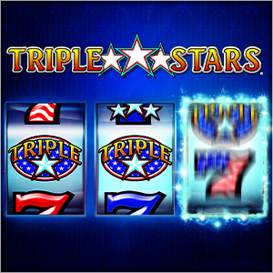 Classic Triple Stars 3-Reel Slot Machine Loading Big Win