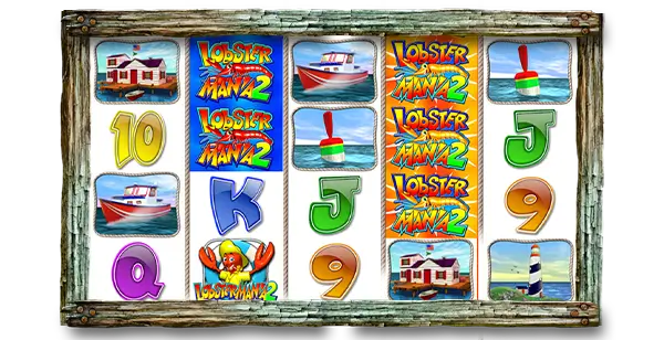 Lobstermania 2 slot reel - DoubleDown Casino